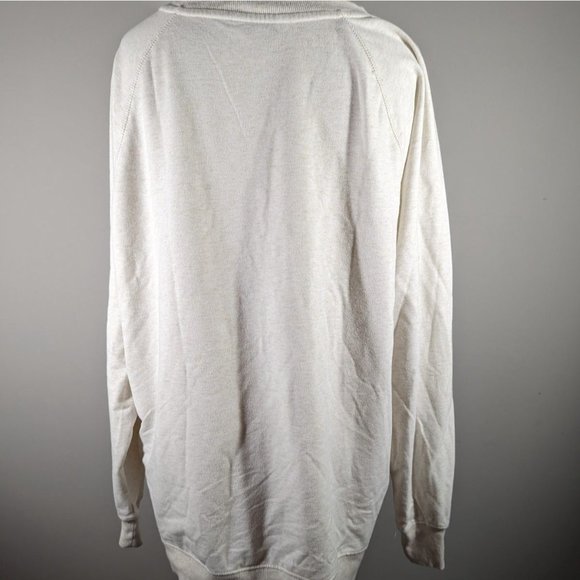 Wildfox Leopard Lips Oatmeal Oversized Sweatshirt Women's Size M - Picture 2 of 6